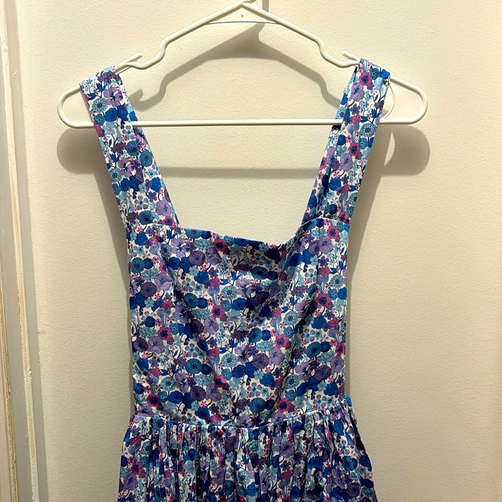 Never worn J.Crew Liberty fabric dress.